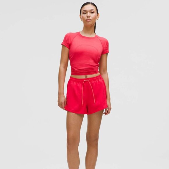 Lululemon Pace Rival High-Rise Short 3" Red Glow- Size 2 (2025) - Picture 9 of 12